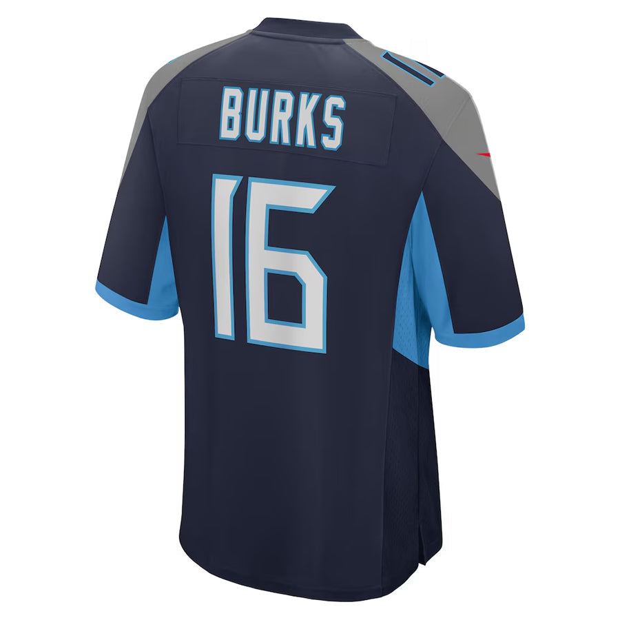 Custom #16 Navy TEN Football Shirt Top