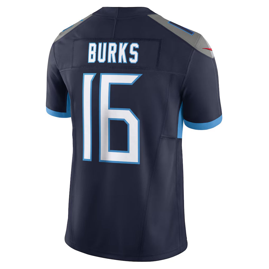 Custom #16 Navy TEN Football Shirt Top