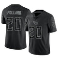 Custom #20 Black TEN Football Shirt Top