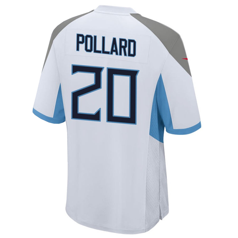 Custom #20 White TEN Football Shirt Top