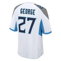 Custom #27 White TEN Football Shirt Top