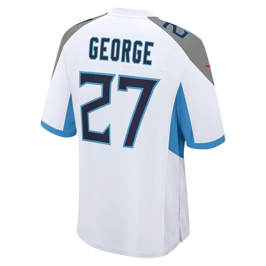Custom #27 White TEN Football Shirt Top