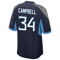 Custom #34 Navy TEN Football Shirt Top