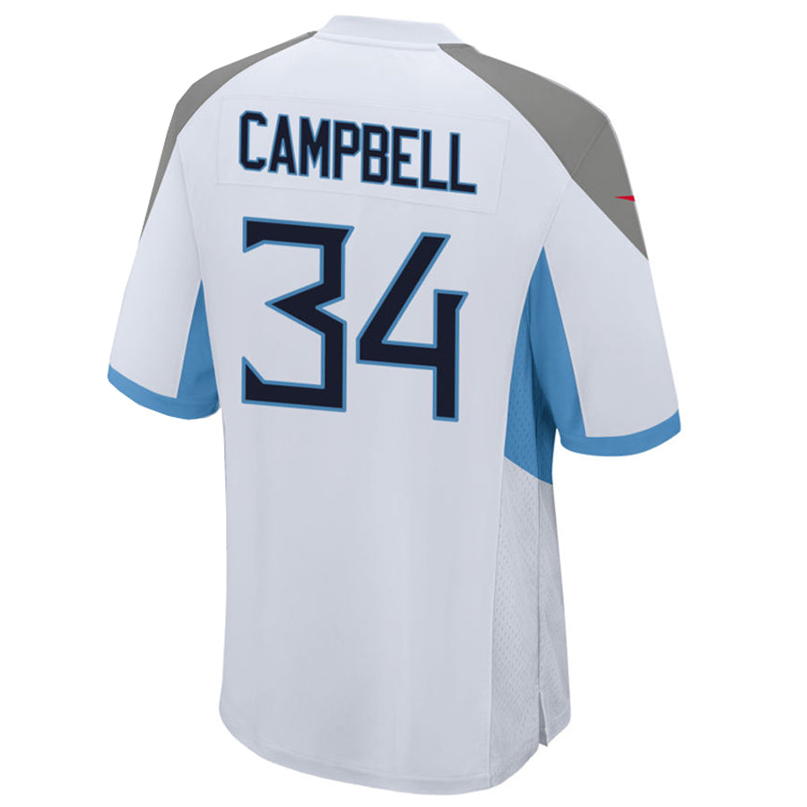 Custom #34 White TEN Football Shirt Top