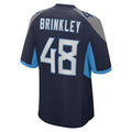 Custom #48 Navy TEN Football Shirt Top