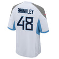 Custom #48 White TEN Football Shirt Top