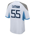 Custom #55 White TEN Football Shirt Top