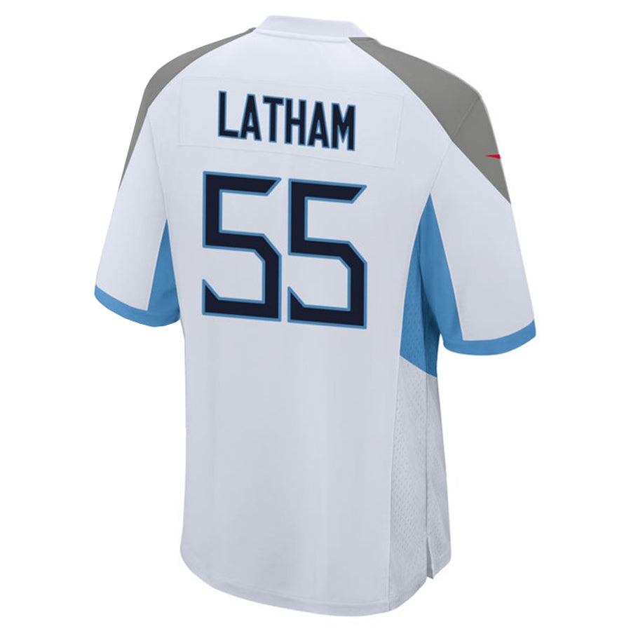 Custom #55 White TEN Football Shirt Top