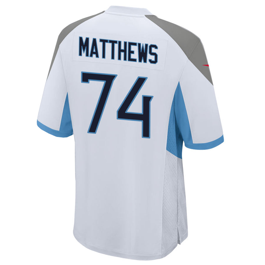 Custom #74 White TEN Football Shirt Top