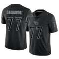 Custom #77 Black TEN Football Shirt Top