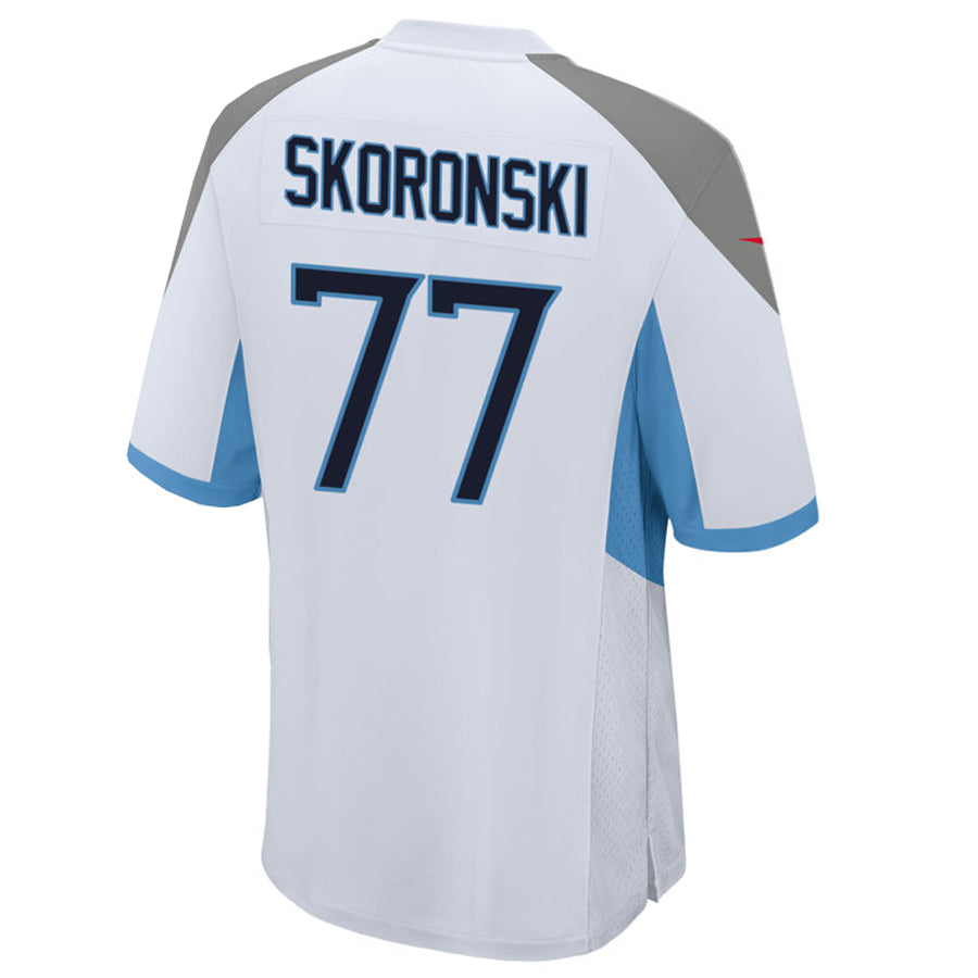 Custom #77 White TEN Football Shirt Top