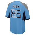 Custom #85 Light Blue TEN Football Shirt Top