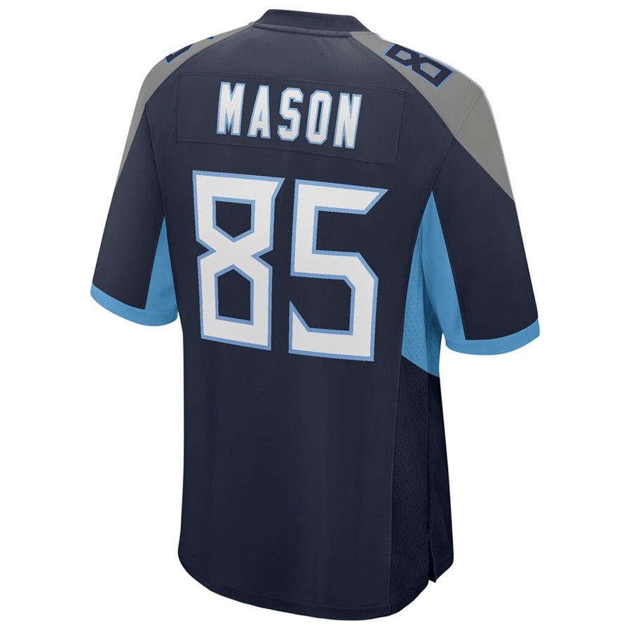 Custom #85 Navy TEN Football Shirt Top