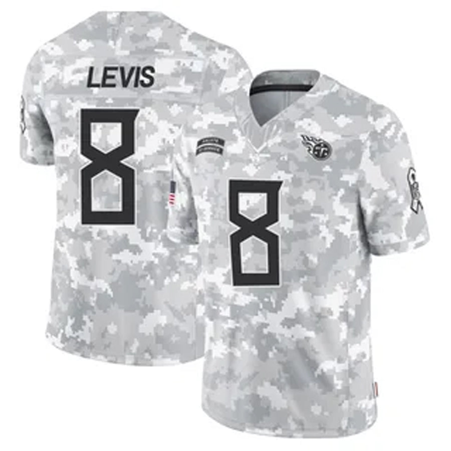 Custom #8 TEN Football Shirt Top
