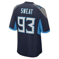 Custom #93 Navy TEN Football Shirt Top