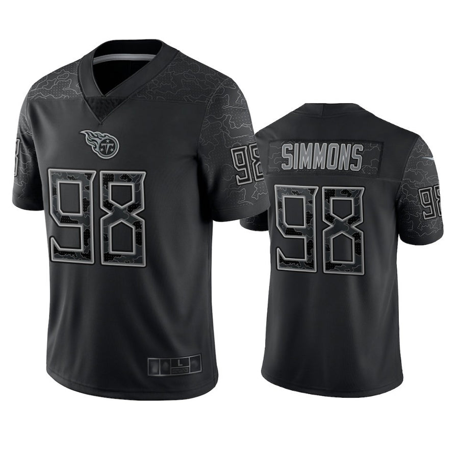 Custom #98 Black TEN Football Shirt Top