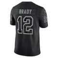Custom #12 Black TB Football Shirt Top
