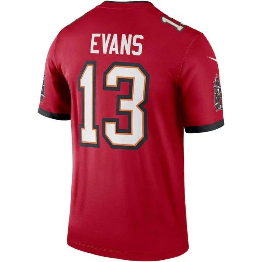 Custom #13 Red TB Football Shirt Top