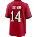 Custom #14 Red TB Football Shirt Top