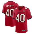 Custom #40 Red TB Football Shirt Top