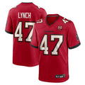 Custom #47 Red TB Football Shirt Top