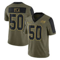 Custom #50 Olive TB Football Shirt Top