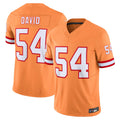 Custom #54 Orange TB Football Shirt Top