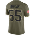 Custom #55 Olive TB Football Shirt Top