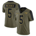 Custom #5 Olive TB Football Shirt Top
