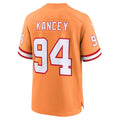 Custom #94 Orange TB Football Shirt Top