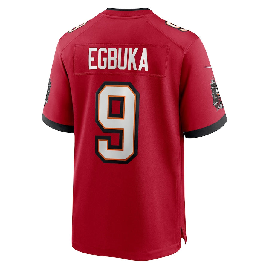 Custom #9 Red TB Football Shirt Top