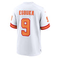 Custom #9 White TB Football Shirt Top