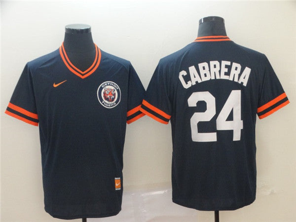 Custom #0 CABRERA Retro Stitched Baseball Jersey - Classic Edition