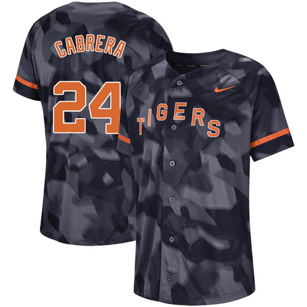 Custom #0 CABRERA Retro Stitched Baseball Jersey - Classic Edition