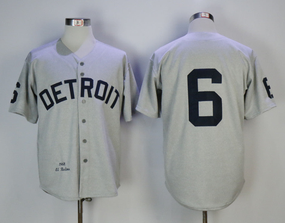 Custom 1968 #0 KALINE Retro Stitched Baseball Jersey - Classic Edition