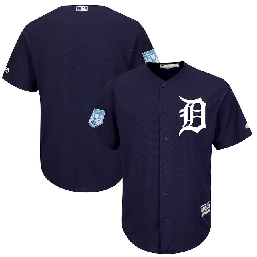 Custom 2019 #0 TIGERS Retro Stitched Baseball Jersey - Classic Edition