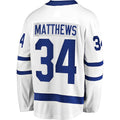 T.Maple Leafs #34 Auston Matthews Supporters Branded Away Premier Breakaway Player Jersey White  Stitched American Hockey Jerseys