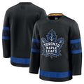 T.Maple Leafs Supporters Alternate Premium Jersey - Black Stitched American Hockey Jerseys