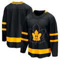 T.Maple Leafs Supporters Branded Alternate Premier Breakaway Reversible Blank Jersey Black Stitched American Hockey Jerseys