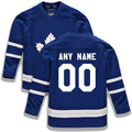 Custom T.Maple Leafs Supporters Branded Home Replica  Blue Stitched American Hockey Jerseys