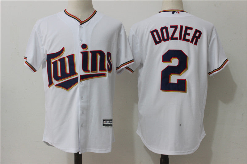 Custom #0 DOZIER Retro Stitched Baseball Jersey - Classic Edition
