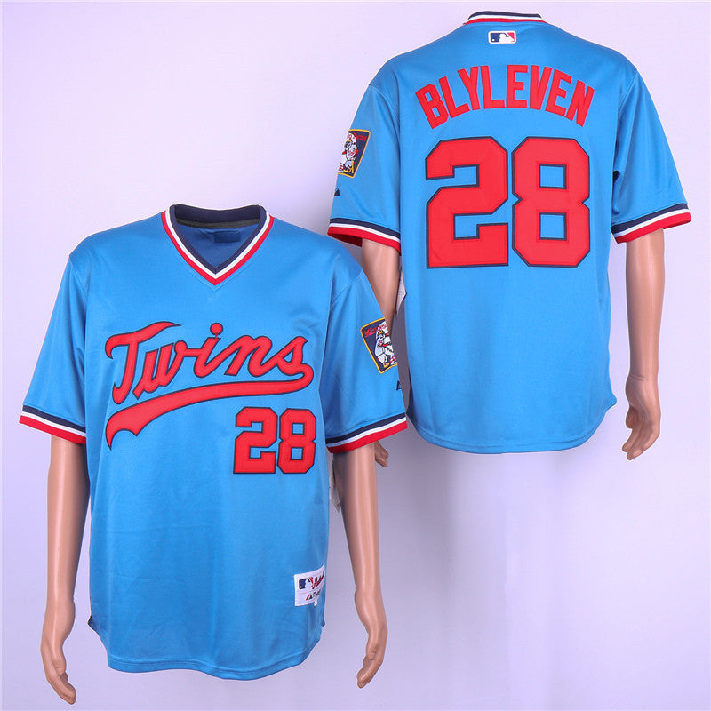 Custom #0 BLYLEVEN Retro Stitched Baseball Jersey - Classic Edition
