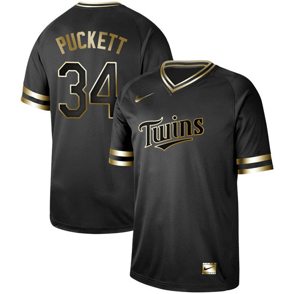 Custom #0 PUCKETT Retro Stitched Baseball Jersey - Classic Edition
