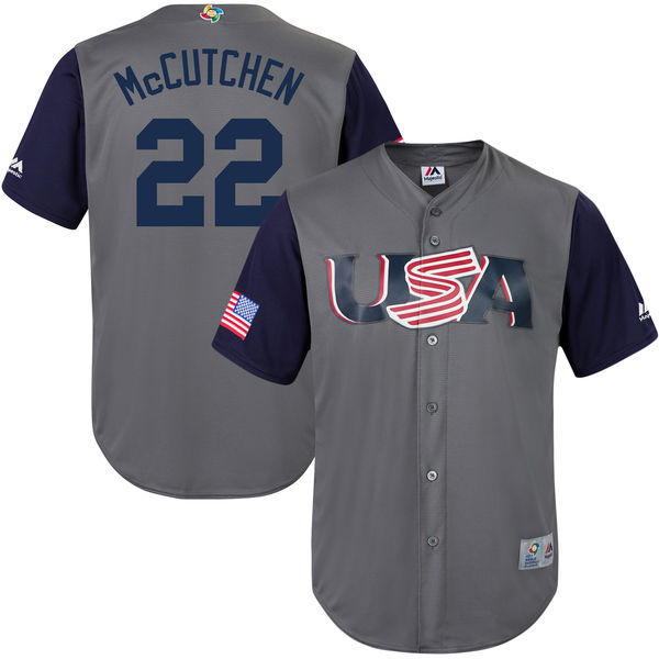 Custom 2017 #0 USA Retro Stitched Baseball Jersey - Classic Edition