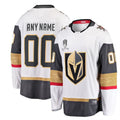 Custom V.Golden Knights Supporters Branded 2023 Stanley Cup Champions Away Breakaway Custom Jersey - White Stitched American Hockey Jerseys
