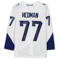 TB.Lightning #77 Victor Hedman Supporters Authentic Autographed 2022 Stadium Series Jersey Stitched American Hockey Jerseys
