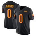 Custom #0 Black WAS Football Shirt Top