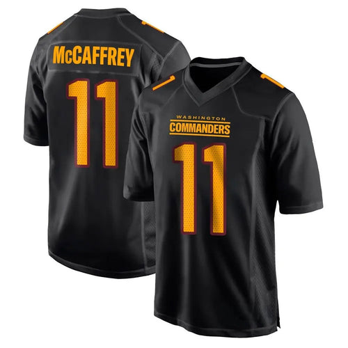 Custom #11 Carbon Black WAS Football Shirt Top