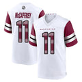 Custom #11 White WAS Football Shirt Top