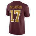 Custom #17 Burgundy WAS Football Shirt Top